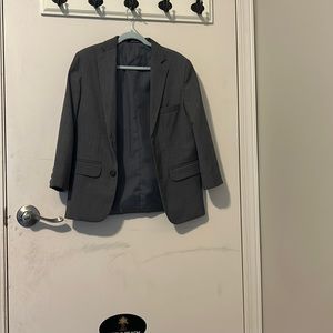 Chaps Boys Grey Blazer Dress Coat Suit Jacket
